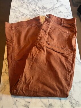 Old Navy Rust Brown Wide-leg Pants. Size 12 Tall- Bundle for Free Shipping